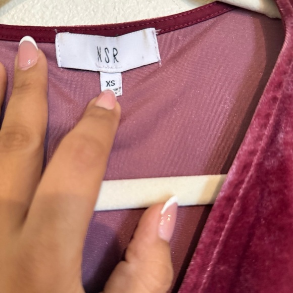 NSR velvet bodysuit - Picture 2 of 6